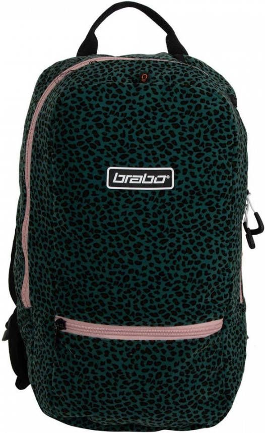 Brabo Backpack Fun Leopard aqua | Leverbaar vanaf 30 07 2022! online kopen