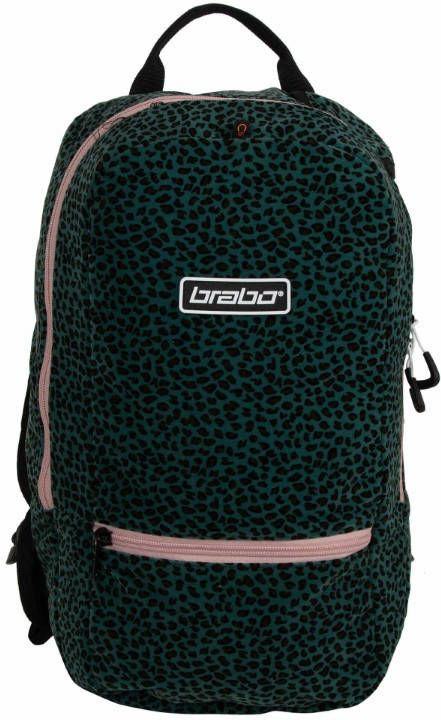 Brabo Backpack Fun Leopard aqua | Leverbaar vanaf 30 07 2022! online kopen