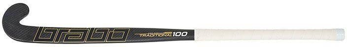 Brabo Hockeystick traditional carbon 100 lb black online kopen